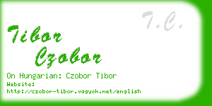 tibor czobor business card